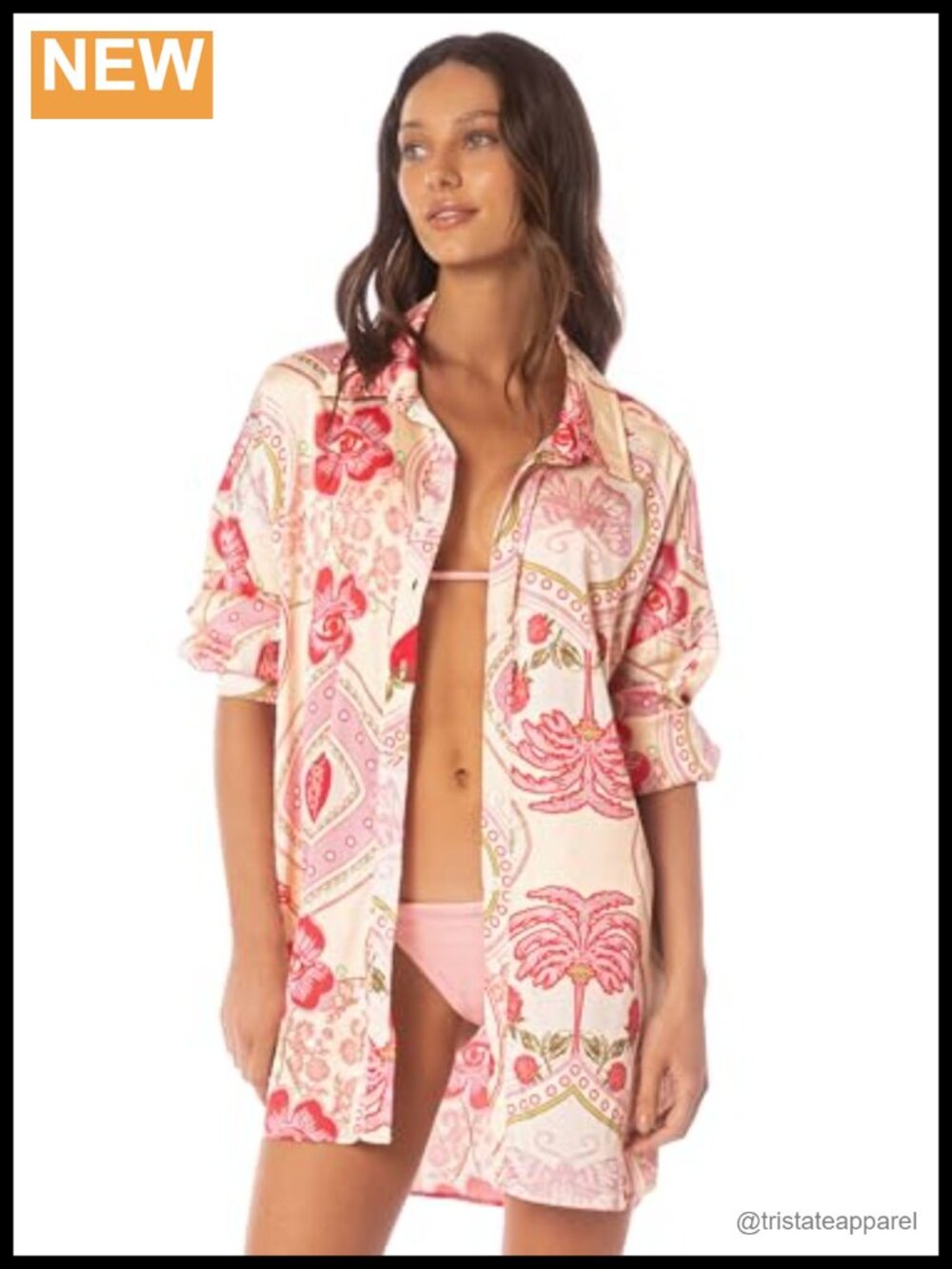 Maaji Swimwear Women's Dreambound Shirt Multiple Ways Long Shirt